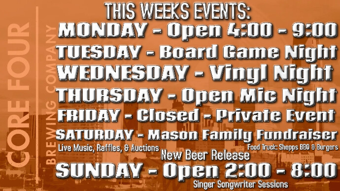 Week Events | PosterMyWall