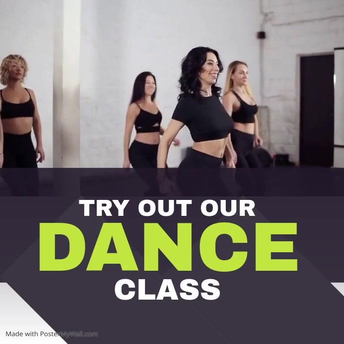 Copy of Copy of Dance Fitness Class PosterMyWall
