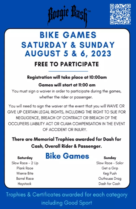 Copy of Bike Games | PosterMyWall