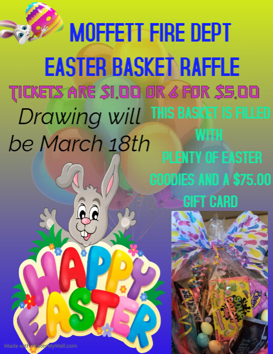 Easter Basket Raffle Flyer at Michael Sizemore blog