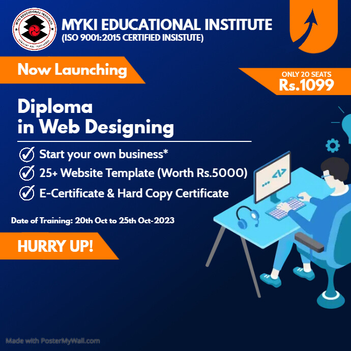 Software Developer Course Promo Template | PosterMyWall