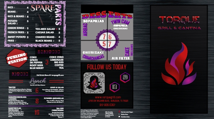 Copy of Torque Menu Back Final | PosterMyWall