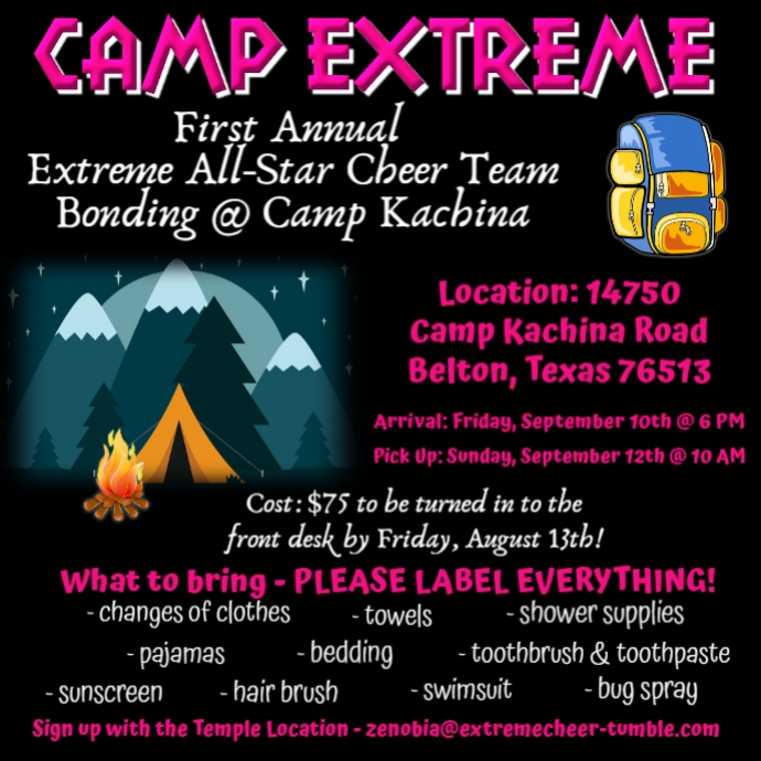 Copy of Camp Kachina PosterMyWall