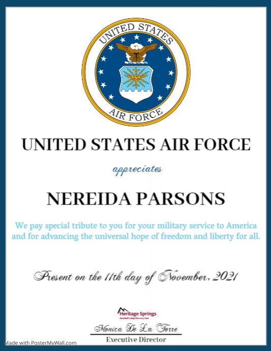 Air Force Word Templates