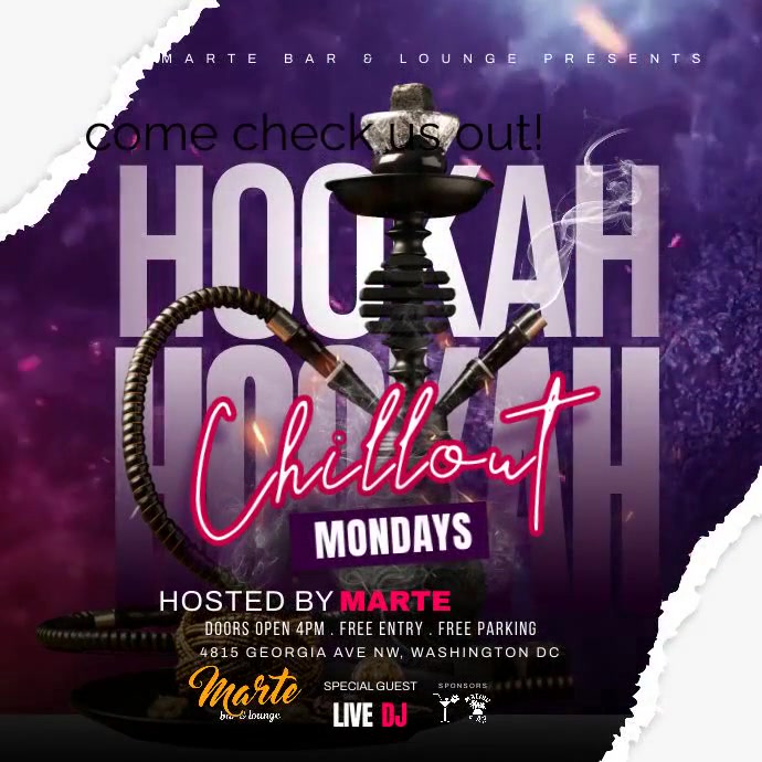 hookah lounge | PosterMyWall