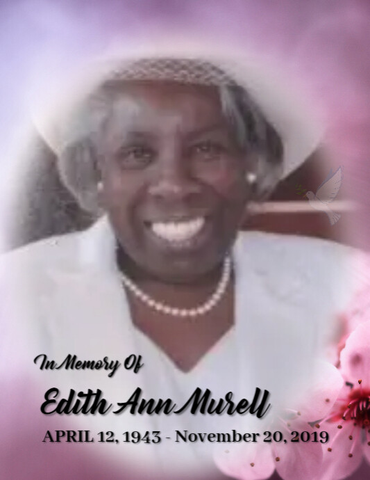 Obituary celebration of life funeral program PosterMyWall