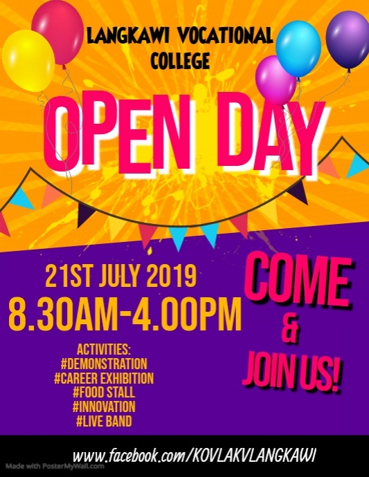 Open Day Flyer | PosterMyWall