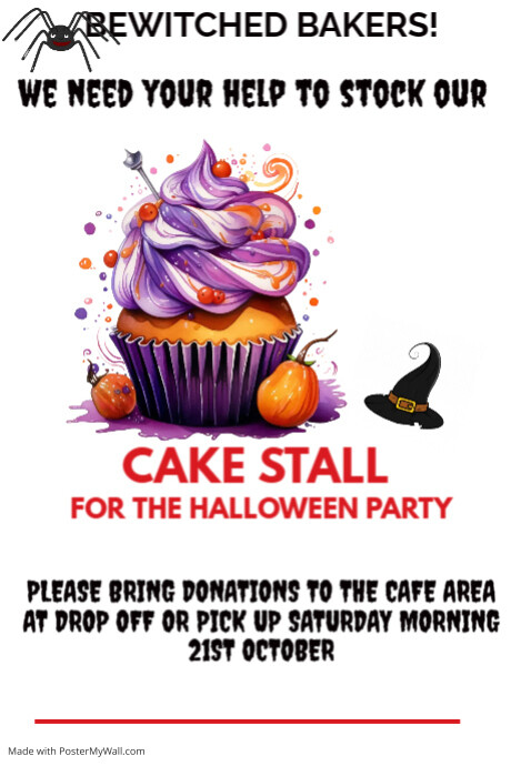 Free Halloween Bake Sale Event Template | PosterMyWall