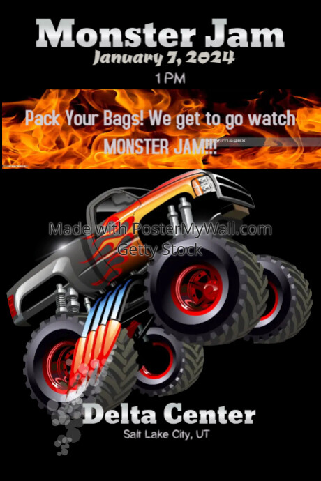 Monster Truck Show | PosterMyWall