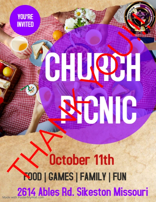 Church Picnic Flyer Template