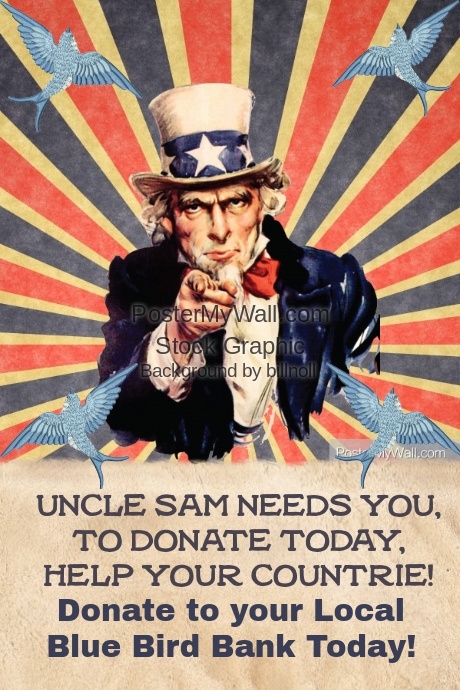 Vintage I want You Poster Póster template