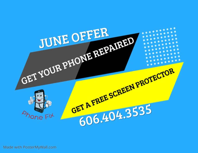 REPAIR EQUALS FREE SCREEN PROTECTOR PosterMyWall