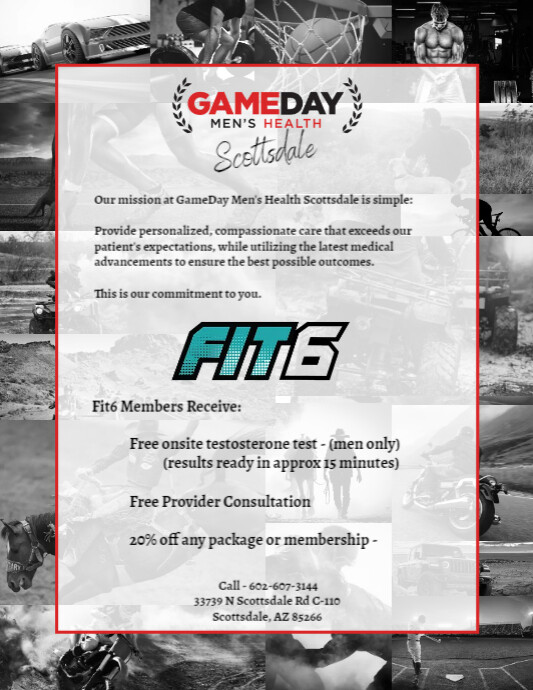 Copy of Fit6 Flyer | PosterMyWall