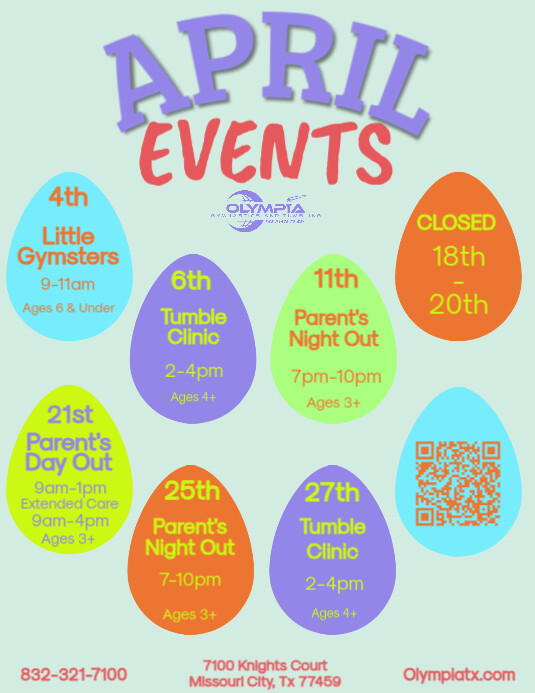 April Events | PosterMyWall