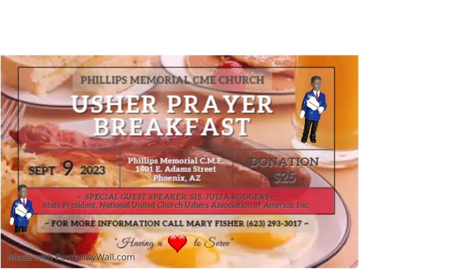 Usher Prayer Breakfast Tickets PosterMyWall