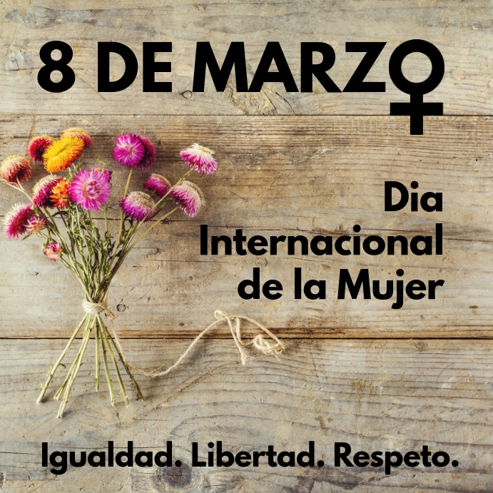 8 De Marzo Dia Internacional De La Mujer Template Postermywall