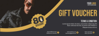 80% Discount Gift Voucher รูปปกบน Facebook template