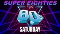 80'S NIGHT Pantalla Digital (16:9) template