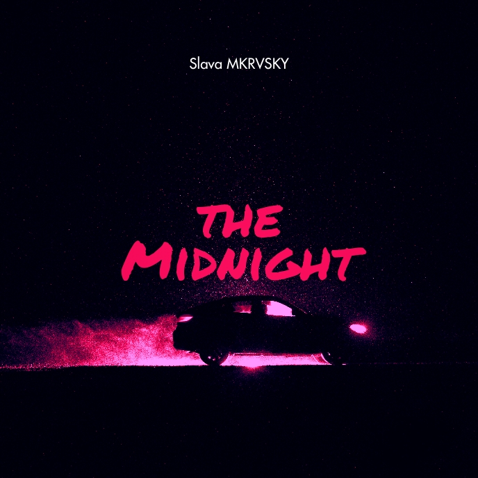 80's Car Retro Midnight Album CD Cover Music Template | PosterMyWall