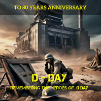 D Day Remberance D- Day Anniversary Template | PosterMyWall