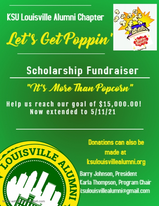 LAC Popcorn Fundraiser PosterMyWall