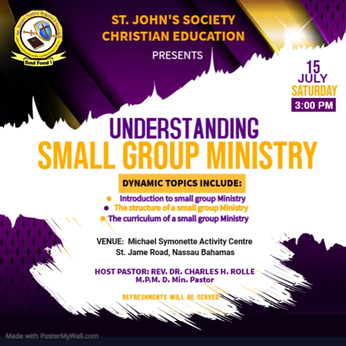 MINISTRY Template | PosterMyWall