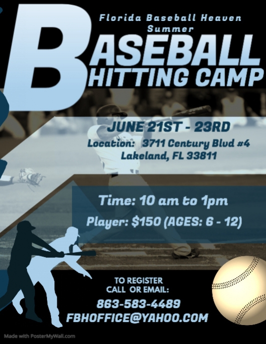 Copy of Baseball Tournament Flyer Template PosterMyWall