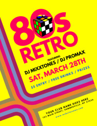 80s Retro Flyer
