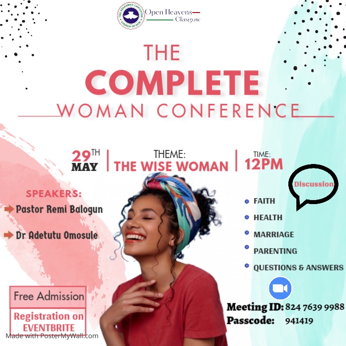 Copy of Modern Women's Health Advert PosterMyWall