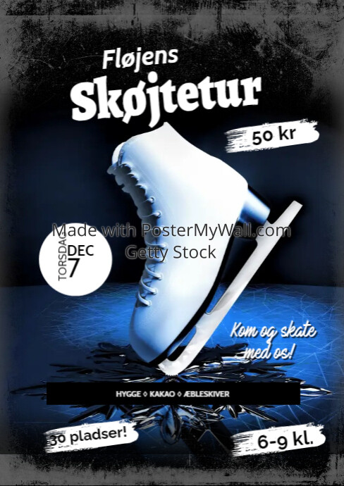 Ice Skating Event Flyer Design Template (1) | PosterMyWall