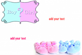 80 customizable design templates for gender reveal postermywall gender reveal templates
