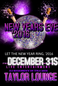 Silvester Flyer Vorlage Postermywall