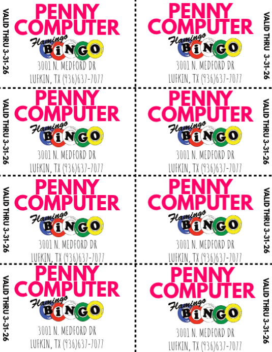 Computer Coupon Flyer (US Letter) template