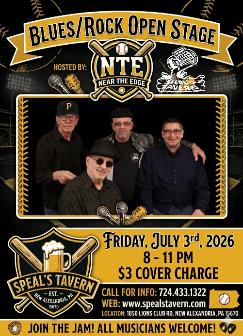 Near The Edge hosts Blues/Rock Open Stage at Speal's