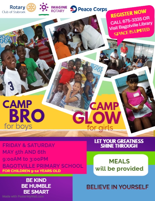 Copy of Camp Bro and Glow | PosterMyWall