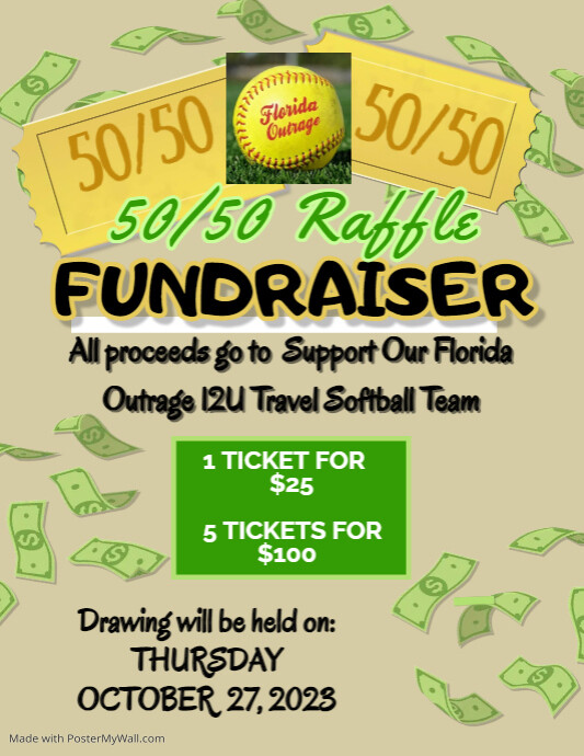 50/50 Raffle | PosterMyWall
