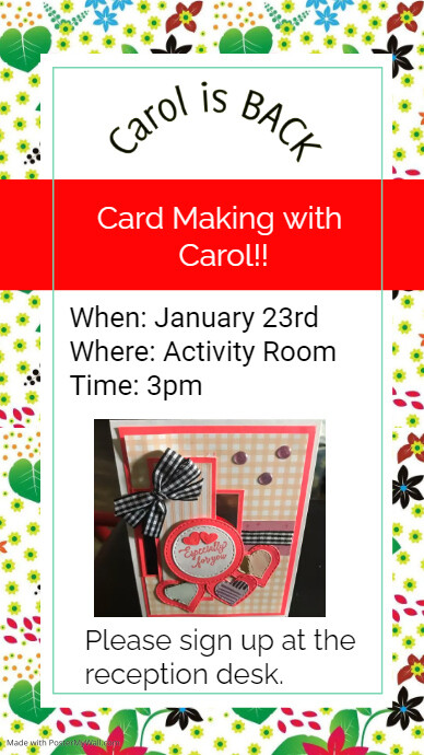 Card making with Carol Instagram Story template