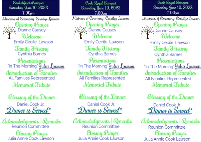 Program reunion | PosterMyWall