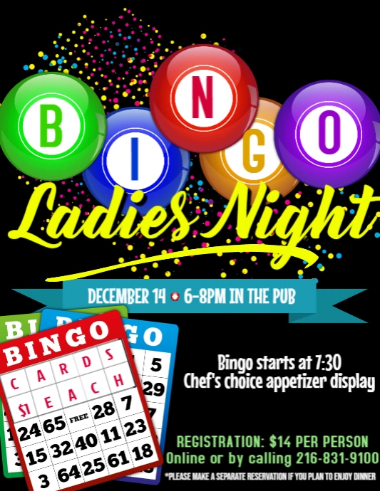Copy of Copy of Bingo Game Night Flyer PosterMyWall