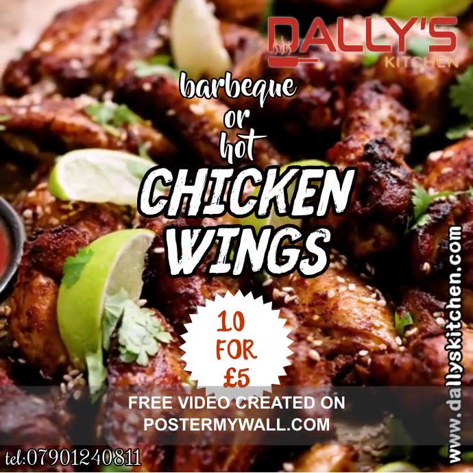 Chicken Wings Template PosterMyWall