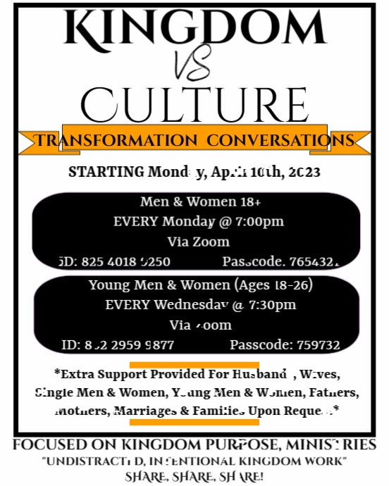 FOKP Conversations | PosterMyWall