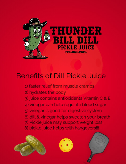 PIckle juice benefits PosterMyWall