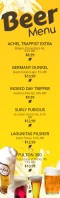 Beer Menu Template Legal ครึ่งหน้า