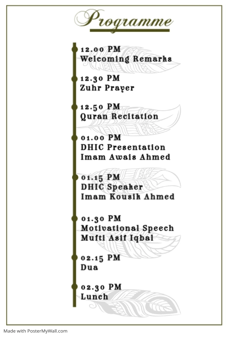Programme A4 template