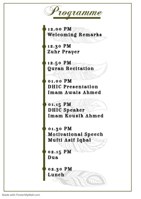 Programme | PosterMyWall