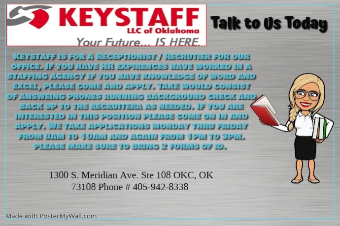 Virtual assistant Online Poster template