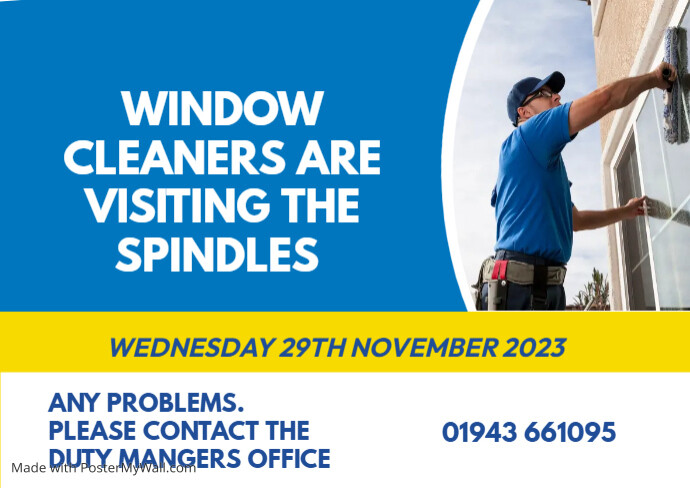 Sample Window Sweep Window Washing Template | PosterMyWall