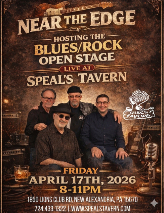 Near The Edge hosts Blues/Rock Open Stage at Speal's