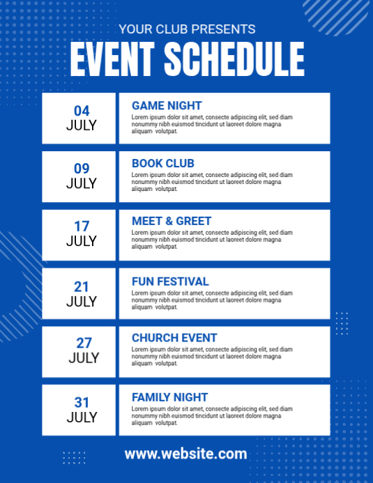 Financial Literacy Flyer template