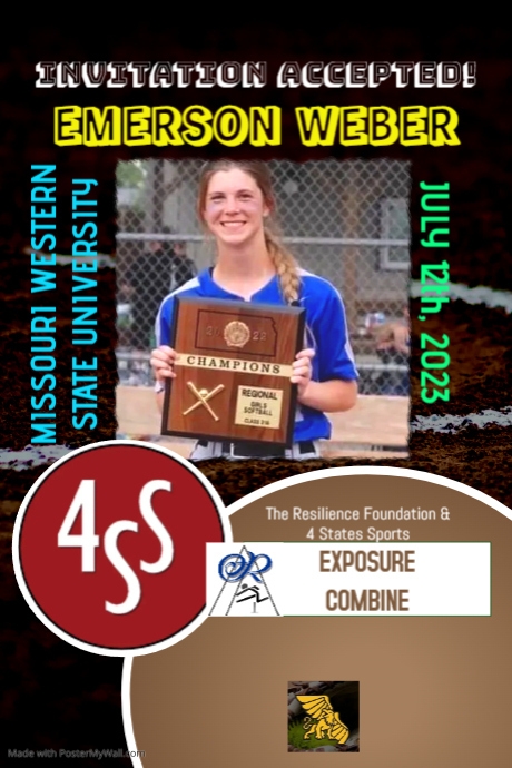 Copy of Copy of baseball game poster flyer template | PosterMyWall